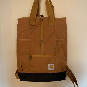 Carhartt convertible backpack tote in tan